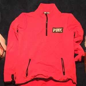 PINK quarter zip